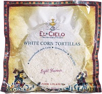 El Cielo White Corn Tortillas Light Flavour 14cm 260g